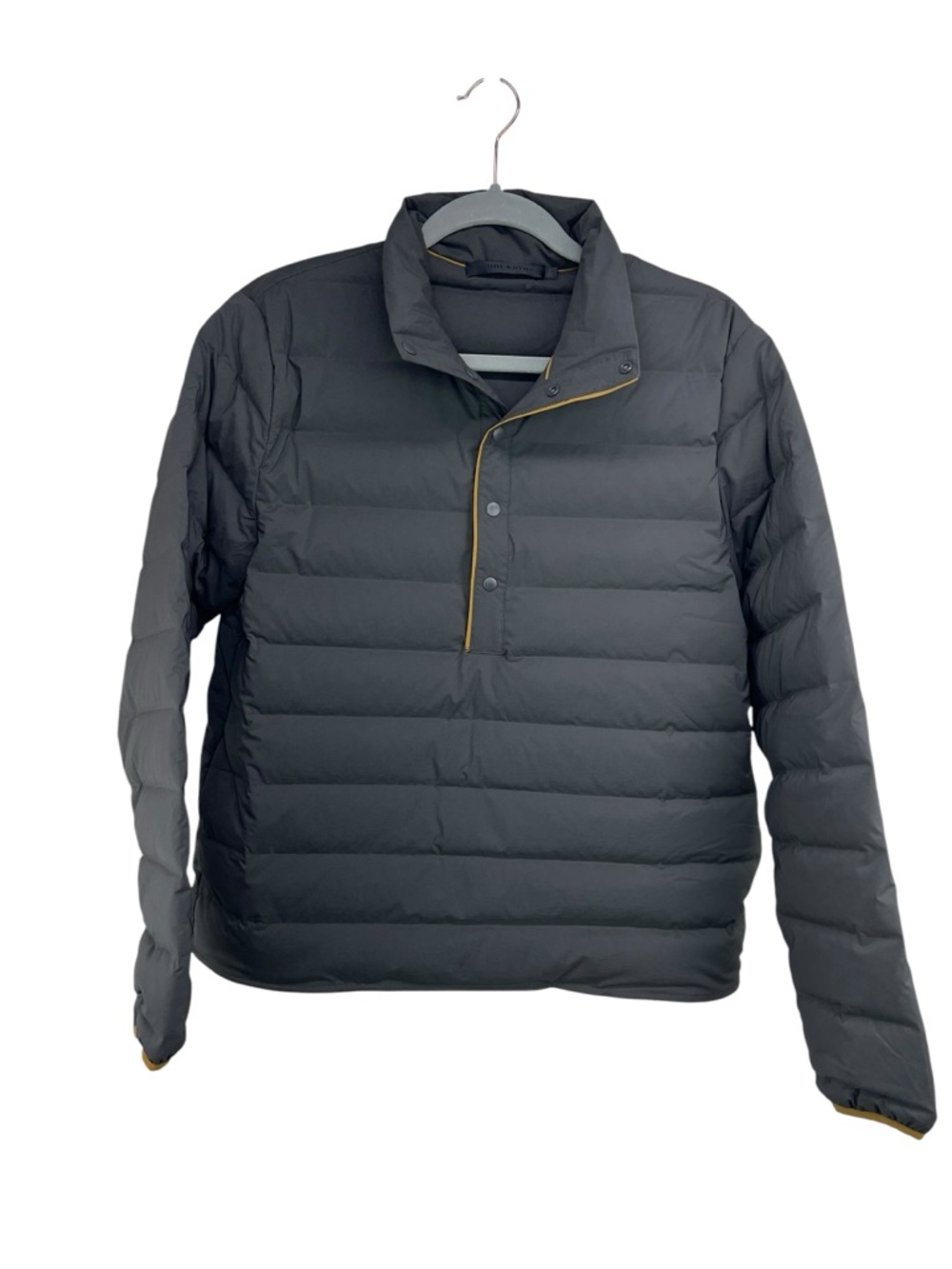 Jenni Kayne Down Pullover Carbon Dark Gray Womens Small